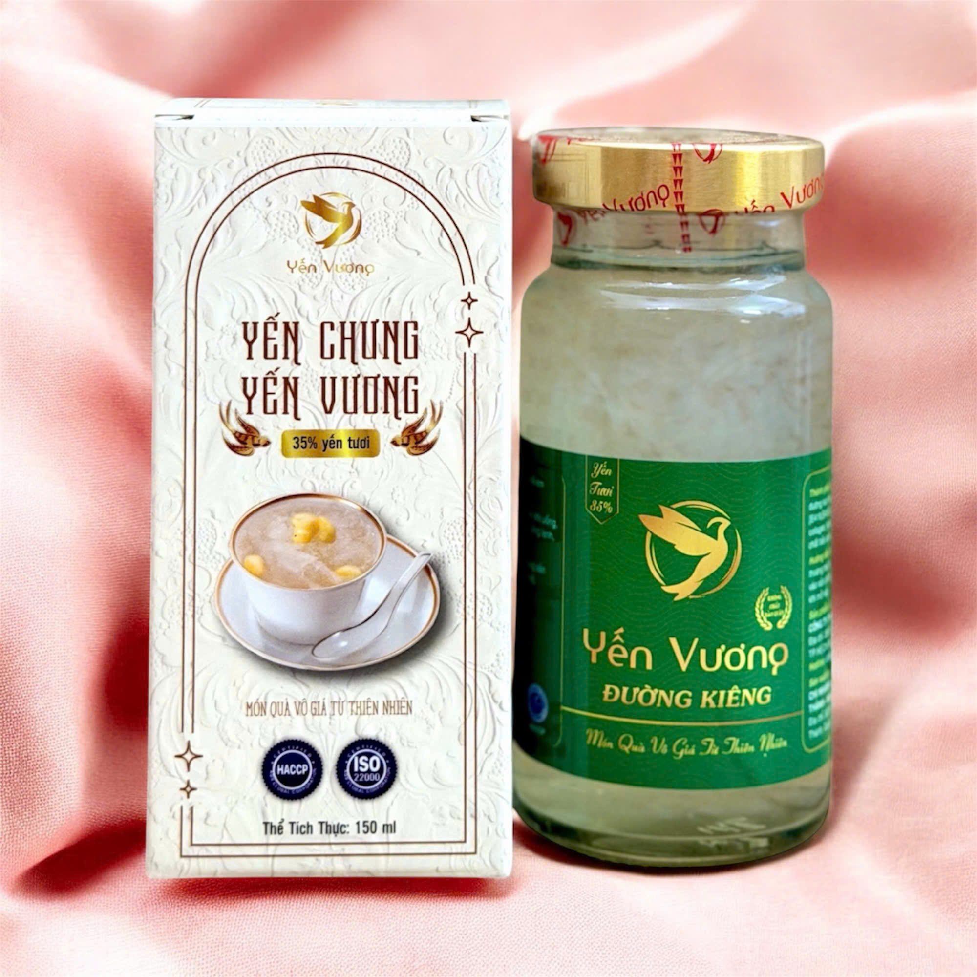 Hũ yến Vương 140ml có hộp Đường Isomal